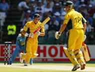 Matthew Hayden of Australia hits out